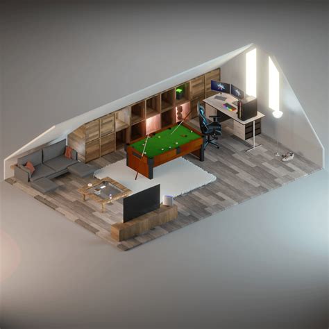 Billiardgaming Room Rblender