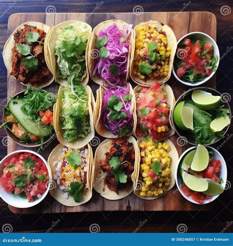Tacos: Versatile Corn Tortillas Filled With Meats, Fish, And Veggies