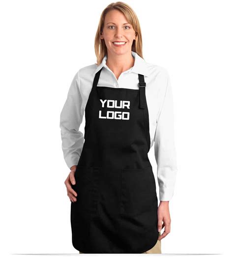 Embroidered Logo Apron Custom online at AllStar Logo