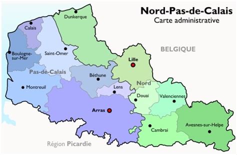 Région de France : Le Nord-Pas-de-Calais