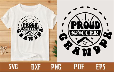 Proud Soccer Grandpa Svg Design Graphic By Binasvgbundle Creative Fabrica