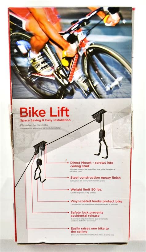 Racor Pbh R Ceiling Mounted Bike Lift Instructions Shelly Lighting