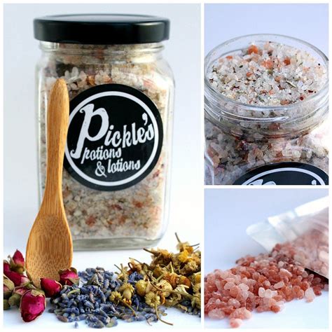 Organic Bath Soak Bath Salts Himalayan Sea Salt Etsy Organic Bath Products Organic