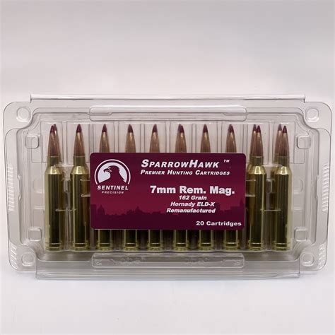 7mm Rem Mag 162 Grain ELD X Remanufactured CLT Ammo