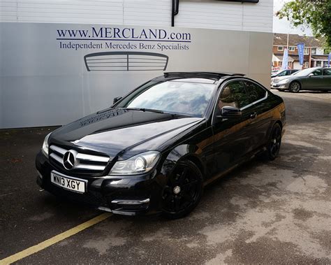 2013 13 Mercedes Benz C250 Cdi Blueeff Amg Sport Coupe Diesel Auto