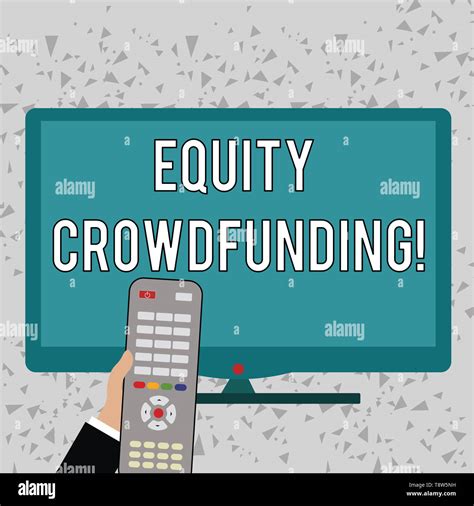 Word Writing Text Equity Crowdfunding Business Photo Showcasing