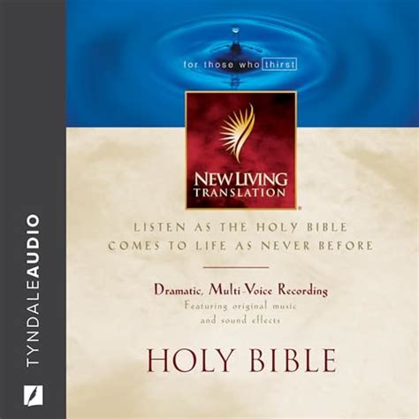 Amazon Holy Bible New Living Translation Nlt Audible Audio