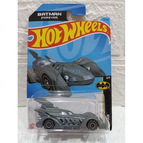 Jual Hot Wheels Batman Forever Batmobile Abu Abu Shopee Indonesia