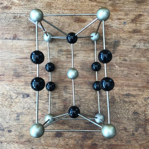 Vintage CALCIUM CARBIDE school educational molecular model | Etsy