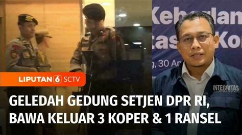 KPK Geledah Gedung Setjen DPR RI Selama Tujuh Jam Bawa Keluar Tiga