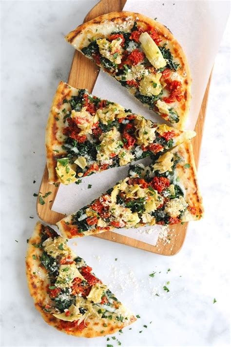 Sun Dried Tomato Artichoke Bruschetta Flatbread Easy Bruschetta