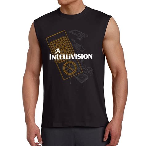 Intellivision Controller Men's Black Sleeveless NEW Sizes S-2XL