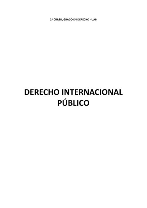 Final DIP apuntes completos derecho internacional público 2º CURSO