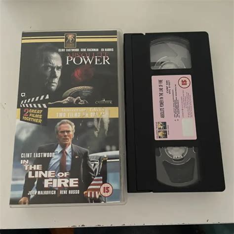 ABSOLUTE POWER In The Line Of Fire Clint Eastwood PAL VHS Video