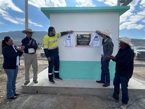 Newmont Peñasquito y autoridades locales entregan pozo de agua potable