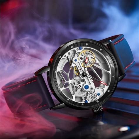 Montre mécanique automatique pour homme à tourbillon de marque