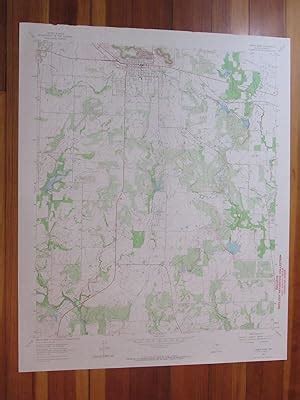 Santa Anna Texas 1964 Original Vintage USGS Topo Map: (1964) Map ...