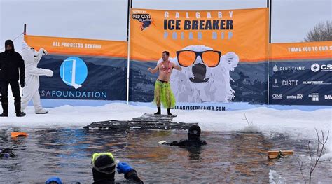 9 Photos Of The Calgary Ice Breaker Polar Dip 2017 Daily Hive Calgary