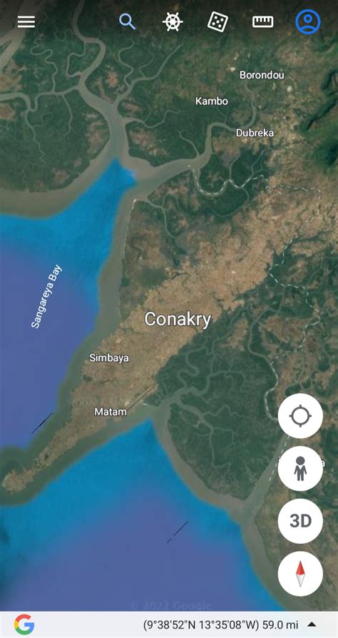 Why is Conakry shaped like that? : r/geography