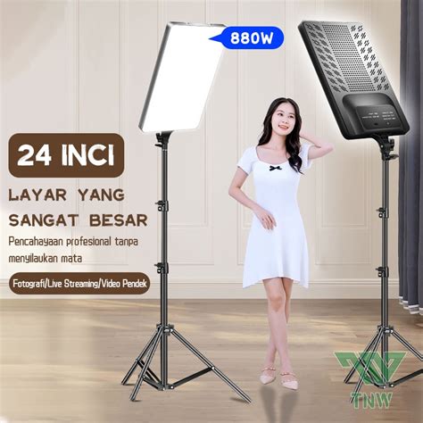 Jual Tnw Lampu Fotografi 24 Led Video Light Lampu Studio Produk Paket