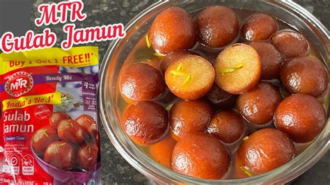 MTR Gulab Jamun Mix Recipe MTR Gulab Jamun Recipe YouTube