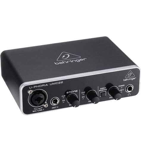 Behringer U Phoria Umc22 Audiophile 2x2 Usb Audio Interface With