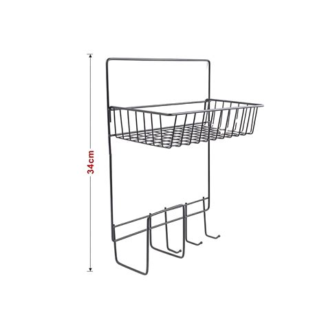 Ripley ORGANIZADOR COLGANTE METÁLICO HOGAR 34 CM 2 PISOS ALMACENAMIENTO