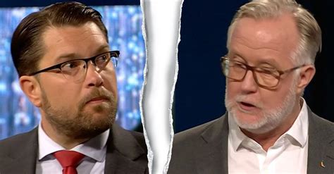 Jimmie Åkesson Efter Debatten ”jag är Inte Det Minsta Nervös”