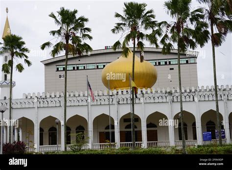 At Taqwa Mosque In Miri Sarawak Malaysia Stock Photo Alamy