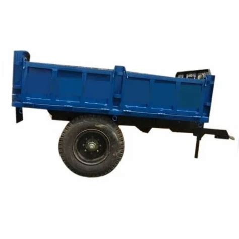 Ton Mild Steel Hydraulic Tractor Trolley For Agriculture Size