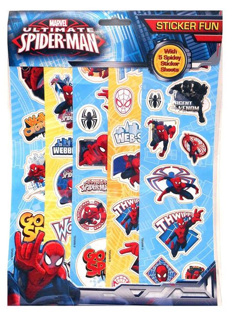 Marvels Spiderman Sticker Fun Spiderman Stickers Fun Stickers Cool