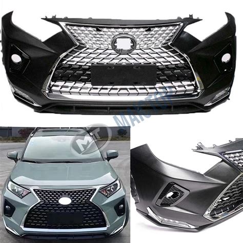 Maictop Car Accessories Facelift Front Bumper Grille Bodykit For Rav