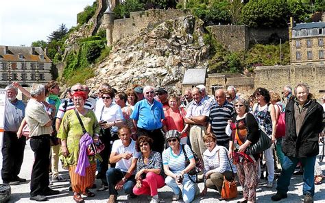 Breiz Traou Goz Visite Au Mont Saint Michel Le T L Gramme