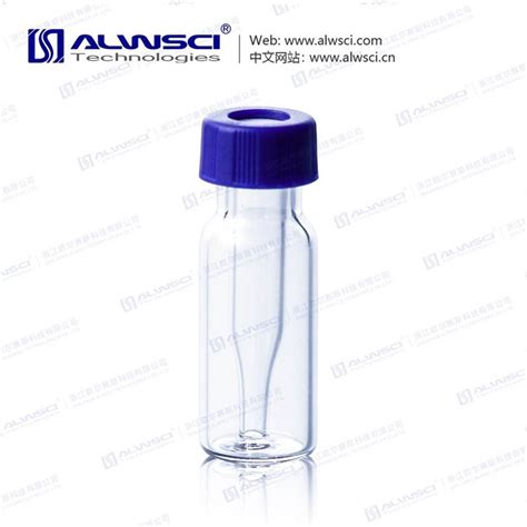 China 2ML 9 425 Clear Glass Screw Vial With 0 2ML Micro Insert Vial Kit