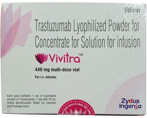 Vivitra Trastuzumab Lyophilized Powder Zydus Ingenia Ml At Rs