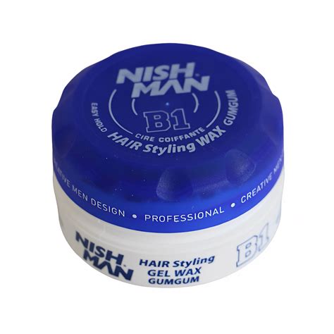 Nishman Aqua Hair Styling Wax B1 Gumgum 150ml Barbertools4sale