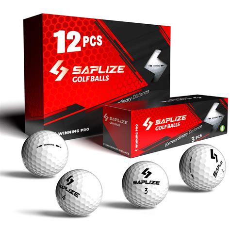 Saplize Distance Two Layer Golf Balls 12 Pack Saplize Golf