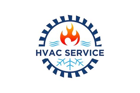 Premium Vector Logo Design For Hvac Heating Ventilation And Air