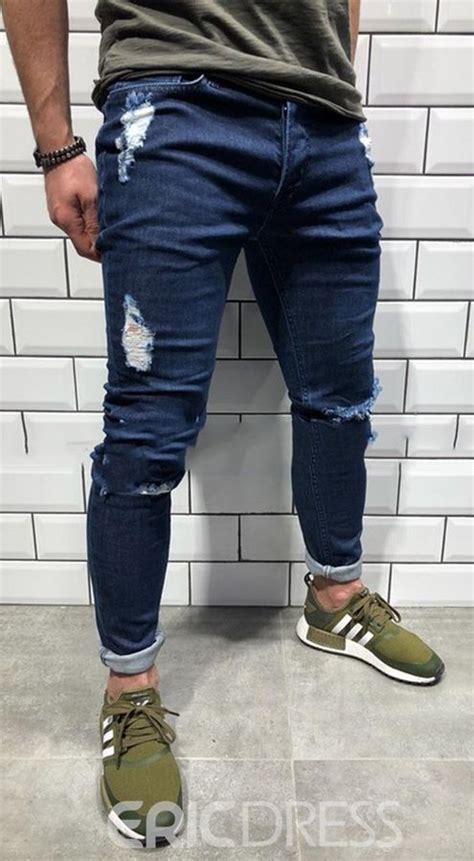 Dark Blue Jeans Outfit Mens Delmer Turley