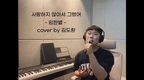 임한별 사랑하지 않아서 그랬어 Cover By 김도환 Youtube