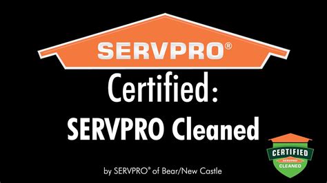 Certified Servpro Cleaned Youtube