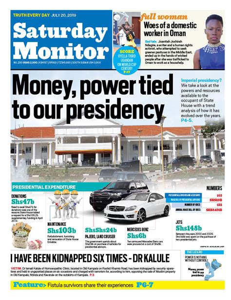 Daily Monitor On Twitter In Your Saturday Monitor