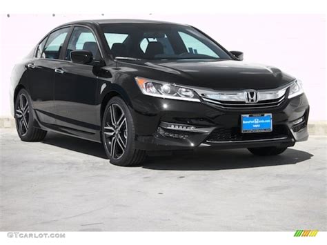 2016 Crystal Black Pearl Honda Accord Sport Sedan 109336274 Gtcarlot