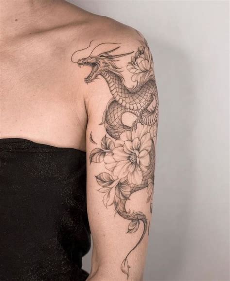 Dragon Tattoo Tattoo Ideas And Inspiration Miriamandreaink Dragon Tattoo For Women