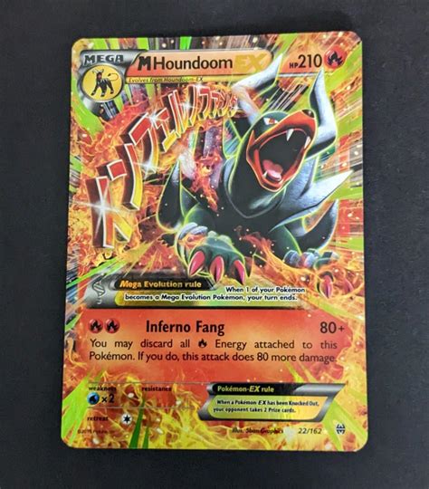 M Houndoom Ex Xy Breakthrough Pokemon Card Tcg Hobbies Toys Toys