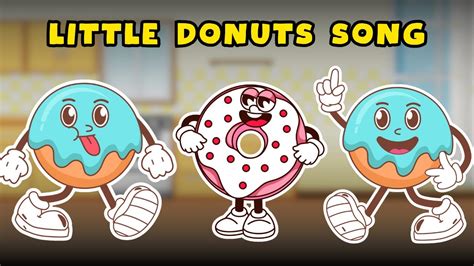 Little Donuts 🍩🍩 Nursery Rhymes And Kids In Kitchen Songs Music For