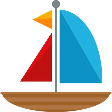 Sailing Boat Roundicons Flat Icon