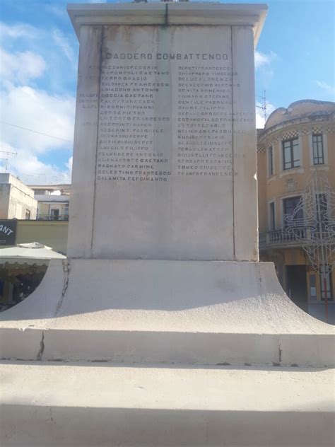 Monumento Ai Caduti Tropea Vv Pietre Della Memoria