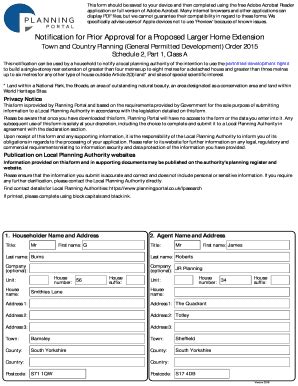 Fillable Online Notification For Prior Approval For A Proposed