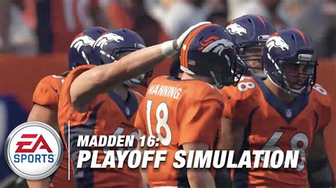 Ea Sports Conference Championship Simulation Madden Nfl Live Youtube